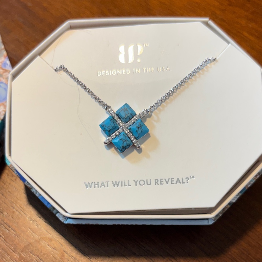 Classic Moments Necklace, December 2023 Birthday Collection, Turquoise Magnesite